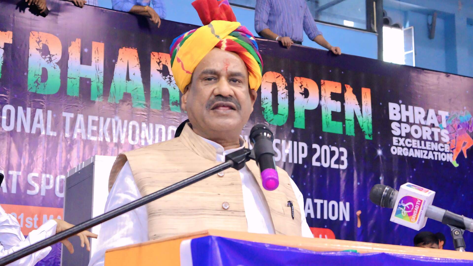 Om Birla in Bharat Open National Taekwondo Championship